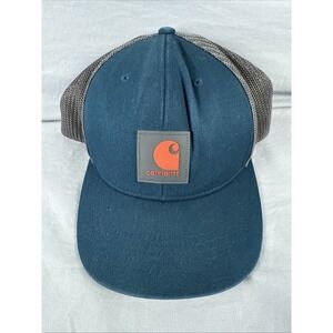Blue and gray Carhartt hat